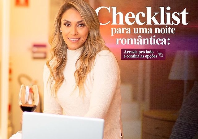 Checklist para uma noite romântica